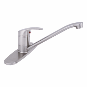 Llave mezcladora monomando fregadero 8 pulg satinado rugo