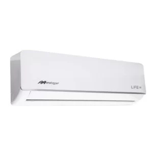 Mini Split Mirage Life 12+ ELC120T/CLC120T (1 ton, 12 000 BTU, Frío/Calor, Blanco)