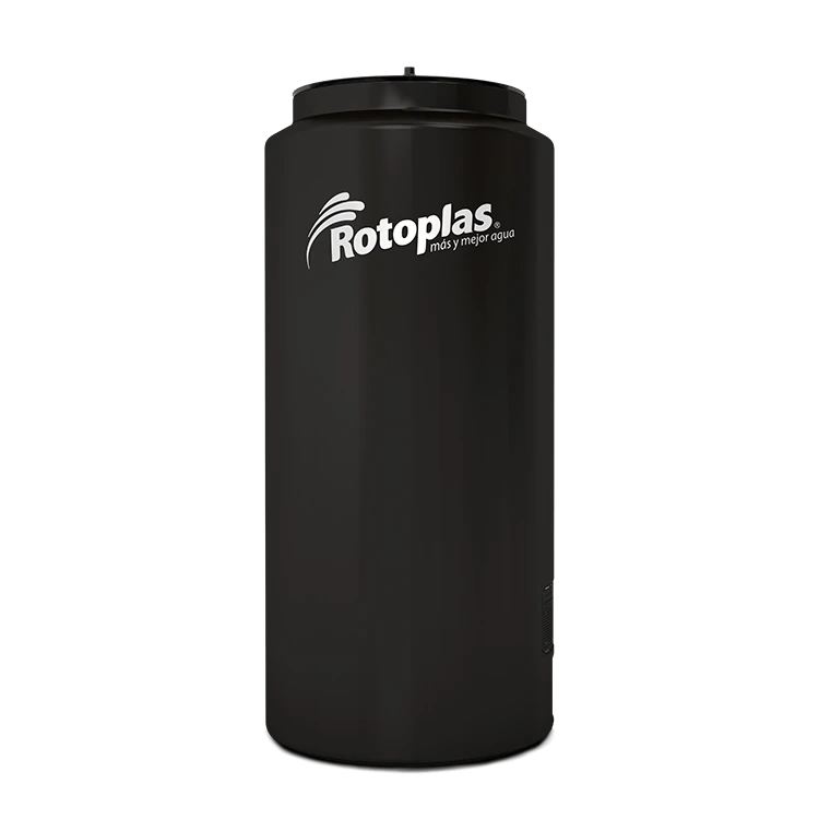 Tanque Vertical Cerrado Estándar 1000 Litros Color Negro Rotoplas