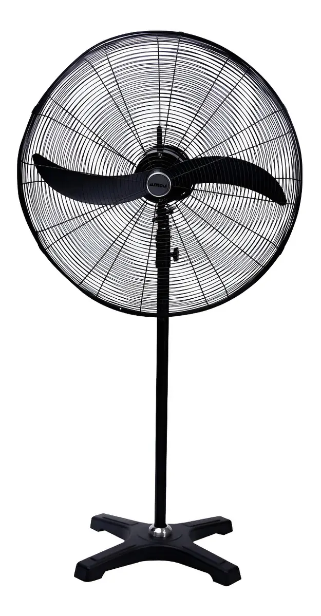 Ventilador de Pie Industrial Airon SFM-75 30" 2 Aspas Metálicas Negro