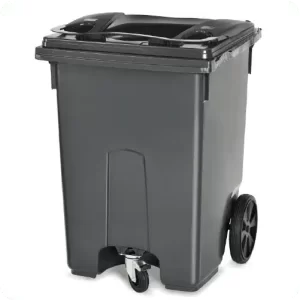 Contenedor CONT 370L MOD EUR ESE 370 Litros 3 Ruedas Naranja